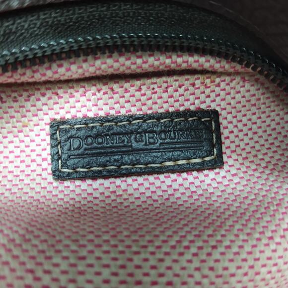 Dooney & Bourke Brown Pebbled Leather Zipper Closure Hobo Shoulder Bag - Picture 11 of 16